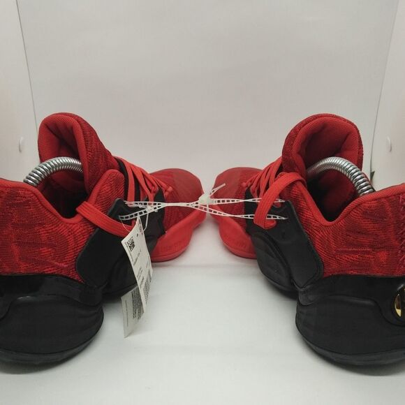 Adidas Harden Vol 4 Power Red Basketball Sneakers Shoes Men's Size 7 Red Black - Picture 5 of 8